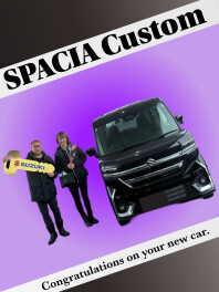 スペーシアカスタムご納車おめでとうございます✨